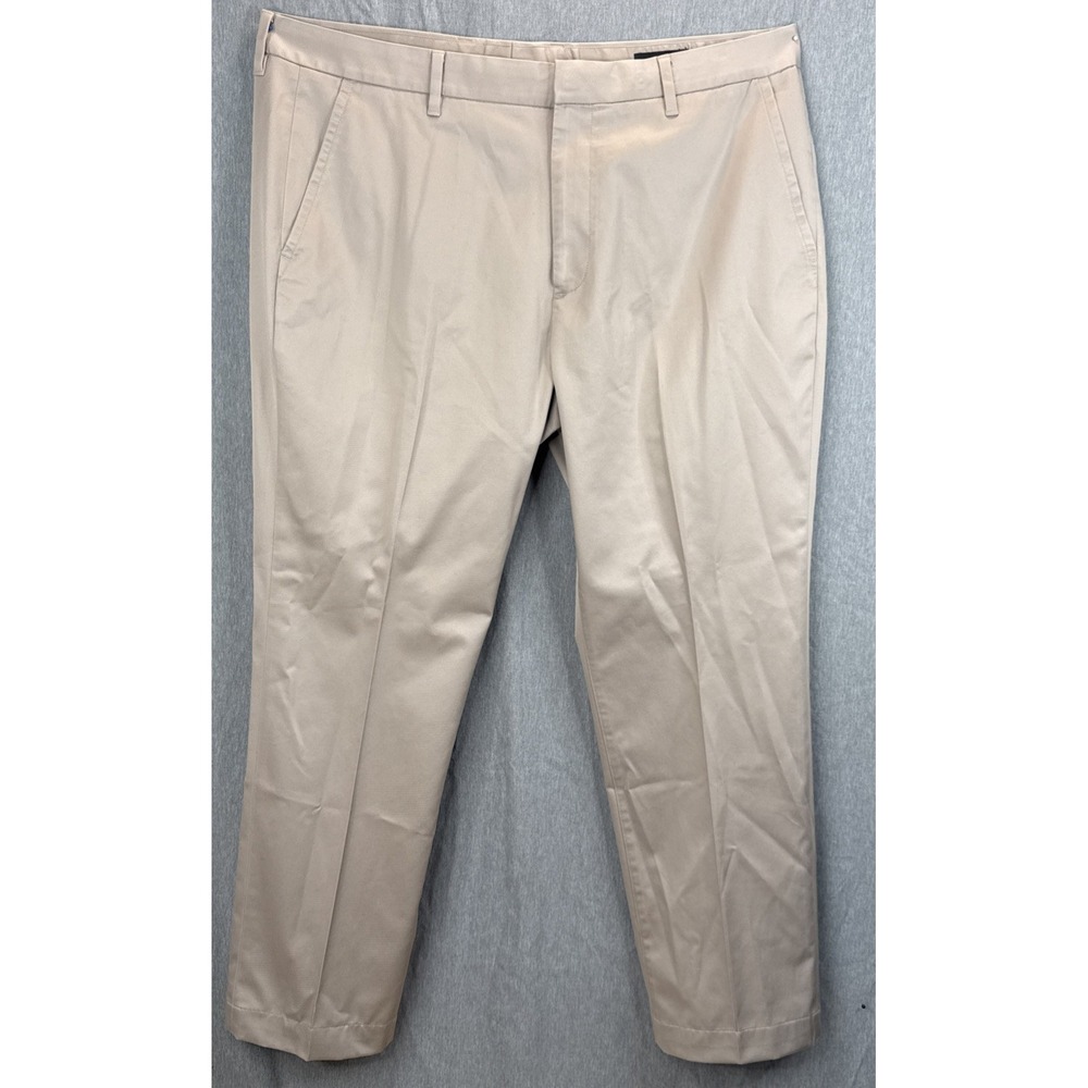 Bonobos Weekday Warrior Wednesday Pants Mens Sz 38x30 Beige Straight Leg Chino